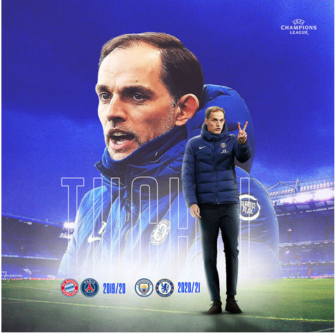 HLV Tuchel viết lại lịch sử cup C1 châu Âu. Tuchel