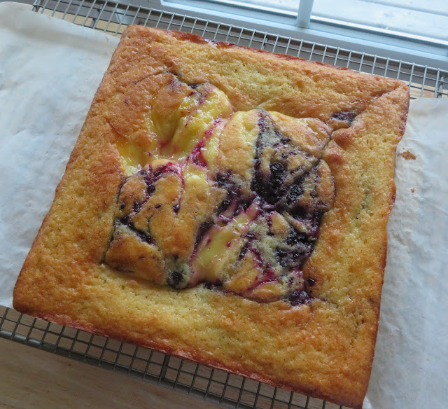 Blueberry & Lemon Snack Cake The English Kitchen