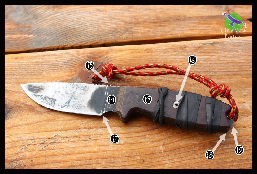 Unis Vers Nature Les couteaux en activités nature et leur entretien