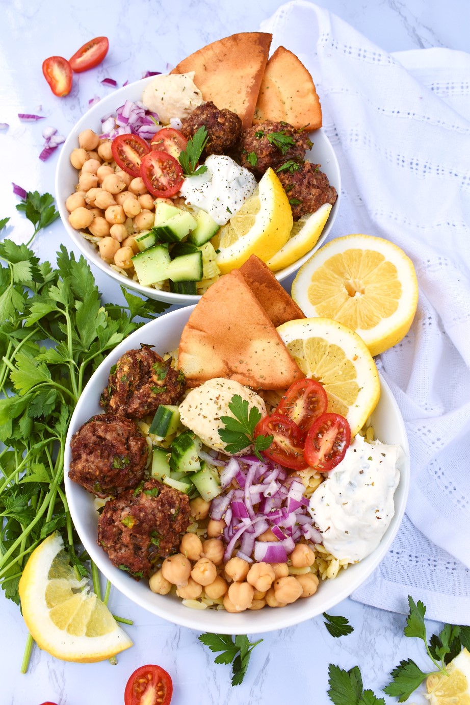 Greek Meatball Bowls The Nutritionist Reviews