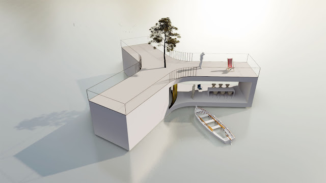 dom na wodzie house on water