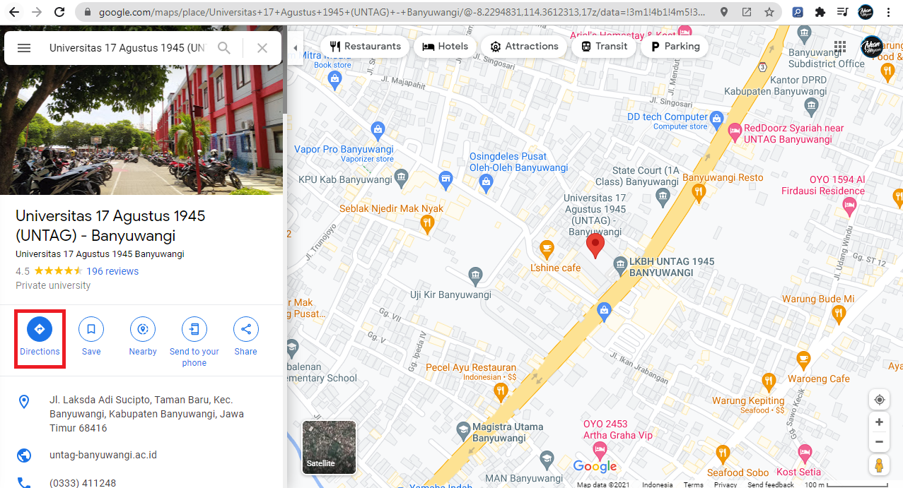 Cara Print Lokasi Google Maps Beserta Titik Koordinat - Irhan Hisyam