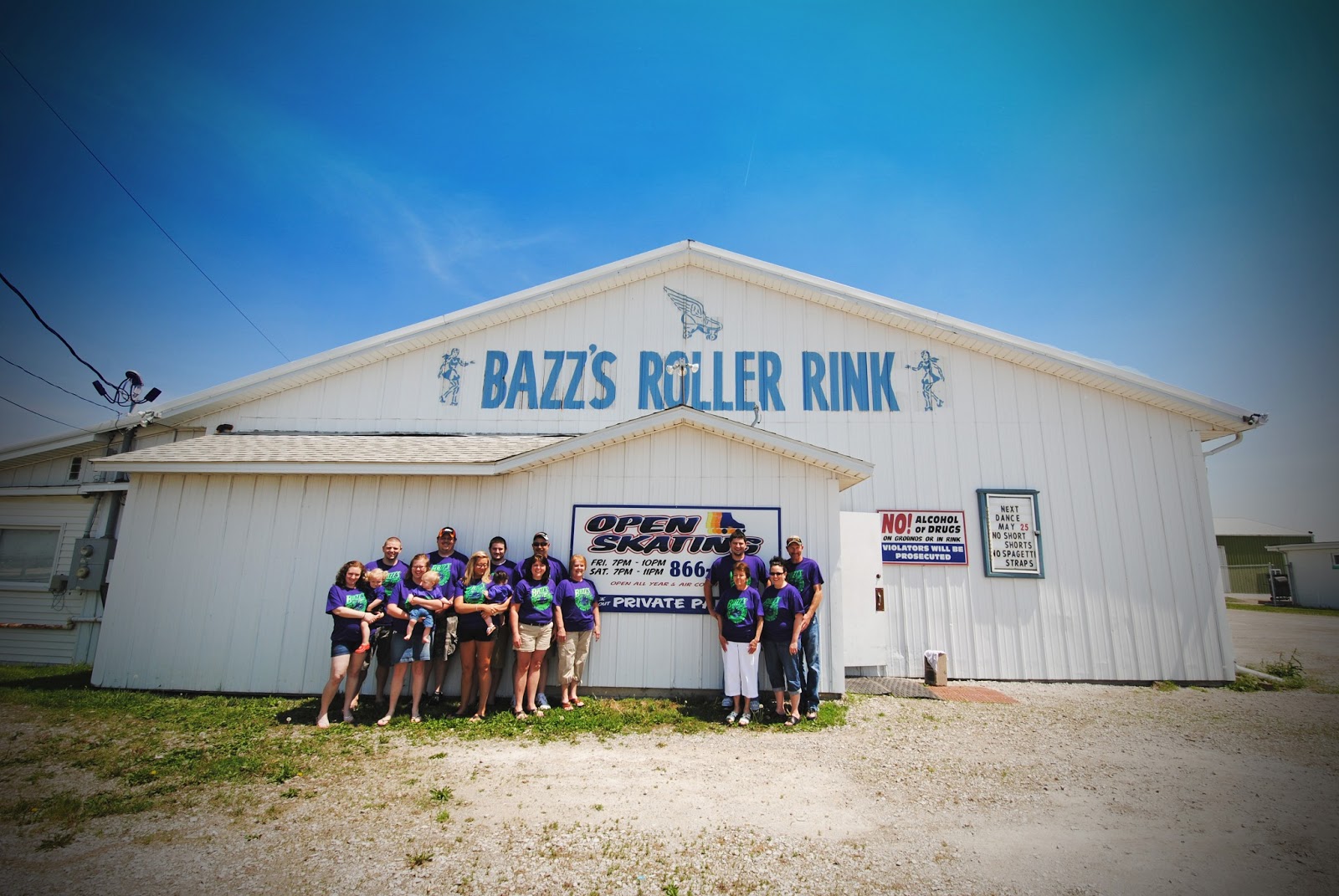 Photos by Carrie LLC Local Landmark Turns 60! Bazz's Roller Rink.