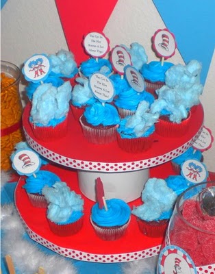 thing 1 thing 2. Thing 1 and Thing 2 Cupcakes