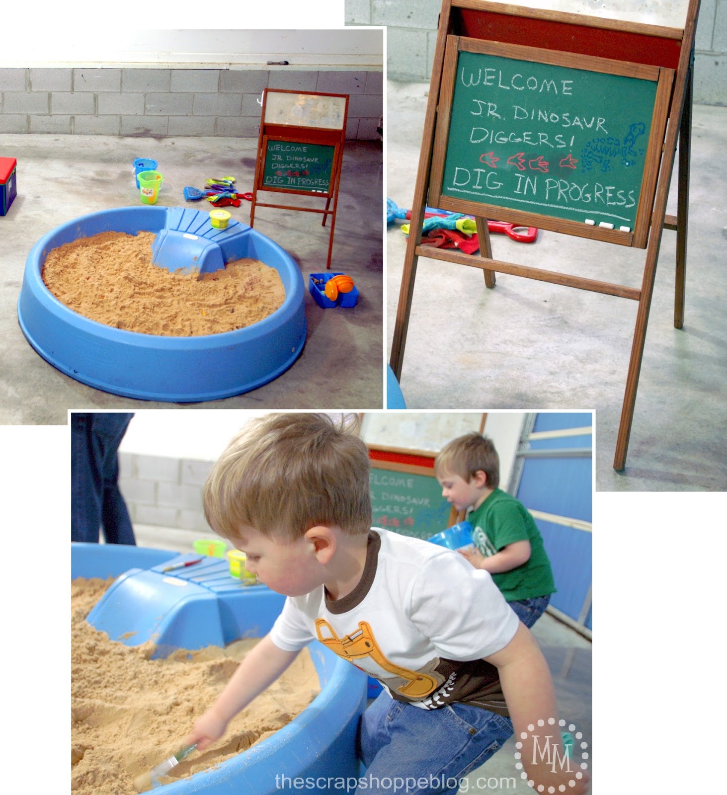 diy dinosaur dig