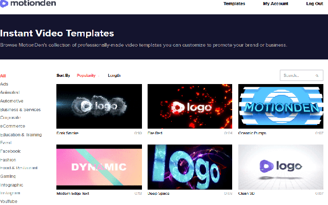 أفضل مواقع الويب لإنشاء مقدمة فيديو احترافية عبر الإنترنت بدون Free Online Intro Maker