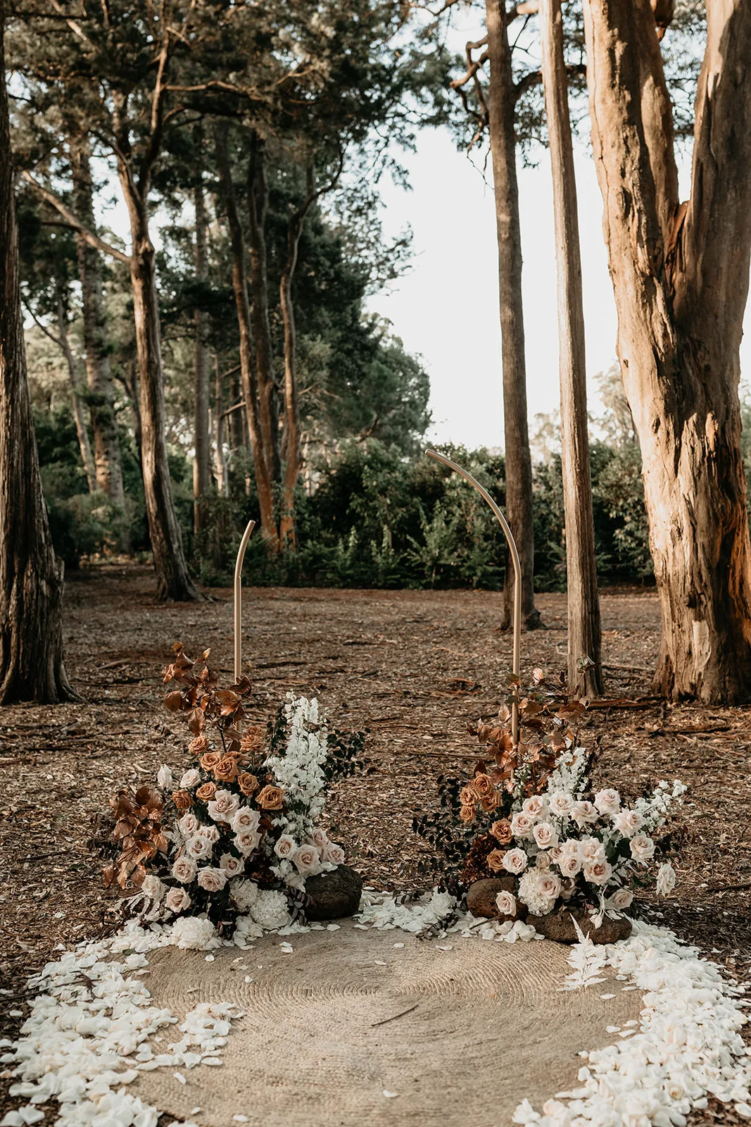 feather and finch photography bohemian styled wedding shoot gold coast bridal gowns florals outdoors