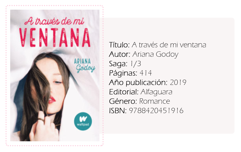 {Reseña} A través de mi ventana Ariana Godoy Noche entre libros 2 {Reseña} A través de mi ventana Ariana Godoy Noche entre libros 2