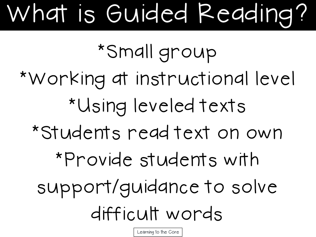 Who's Who and Who's New I Need More Books for Guided Reading!