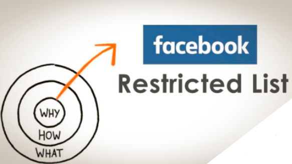 comment retirer la restriction sur facebook