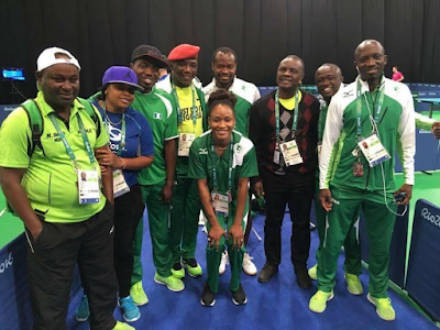 3 Sports Minister Solon Dalung shares photos with tennis star Aruna Quadri as he turns 28