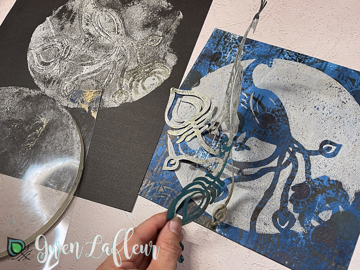 StencilGirl Talk Printmaking with Stencils