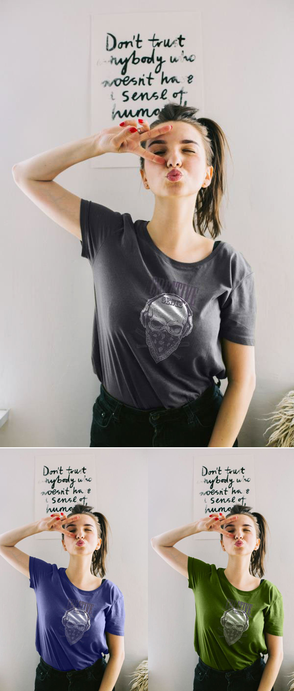 Free Women’s T-Shirt Mockup PSD Download Free Mockup PSD 2018 - Free Women’s T-Shirt Mockup PSD