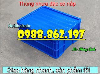 Thùng nhựa đặc giá rẻ, thùng chứa B8, sóng nhựa đặc B8, sóng nhựa bít B8, Hộp nhựa đặc B8.