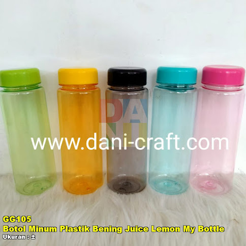 Botol Minum Plastik Bening Juice Lemon My Bottle