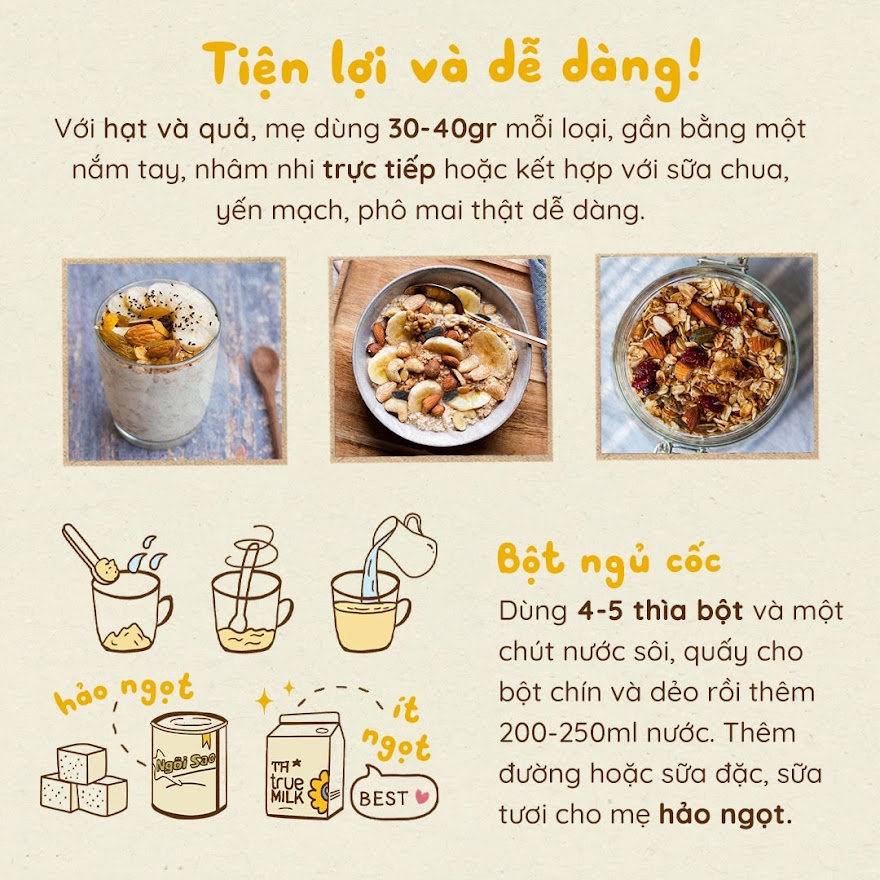 [A36] Những loại hạt dinh dưỡng  nào Mẹ Bầu cần bổ sung