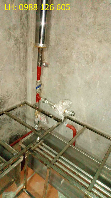 đường ống dẫn hơi xông hơi