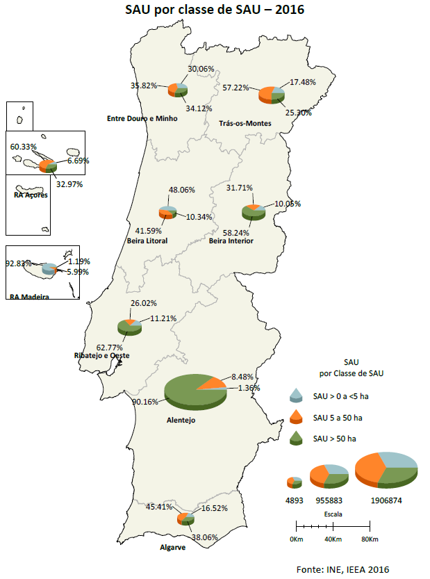 Mapa de Portugal: mapa offline e mapa detalhado de Portugal