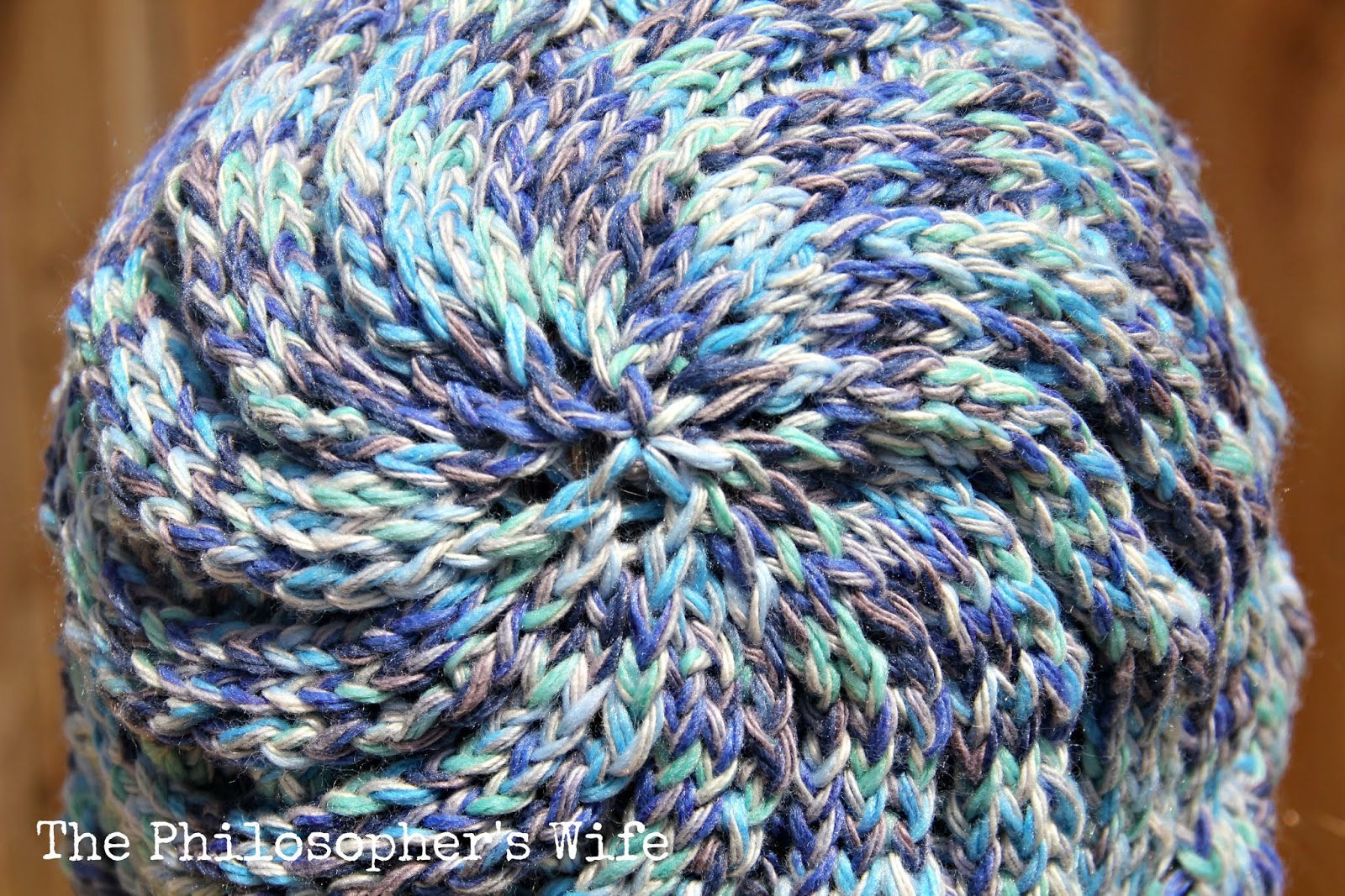 The Philosopher's Wife: A Knitting Project: Swirl Hat with Flikka Yarn