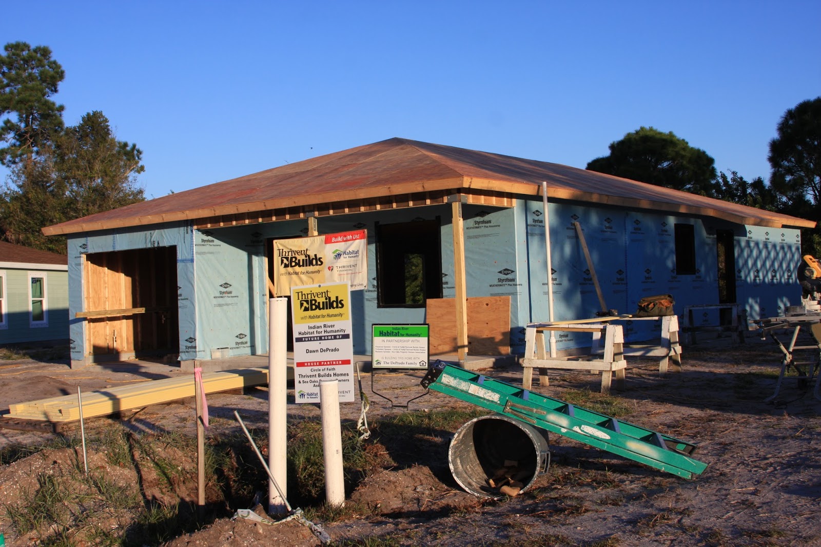 RVentures with Doug and Chris Habitat for Humanity Build 1 Vero Beach