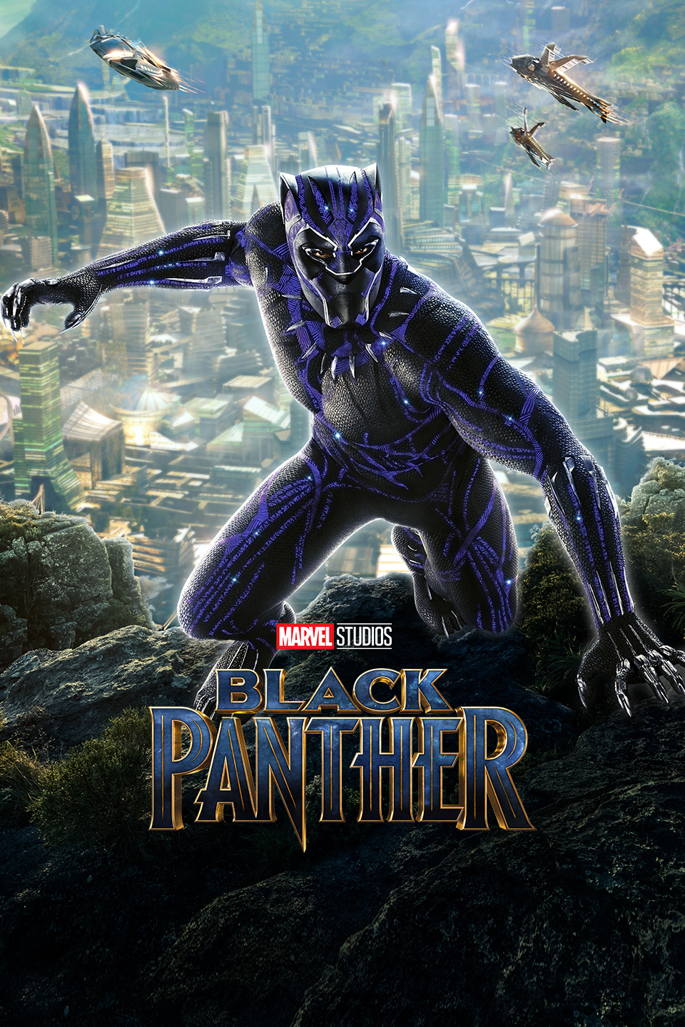 Black Panther (2018) Hindi Dual Audio HDRip 480p 500MB