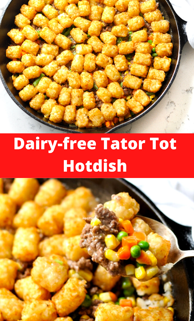 Dairy-free Tator Tot Hotdish