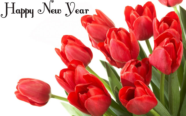 Happy New Year 2020 flowers hd images