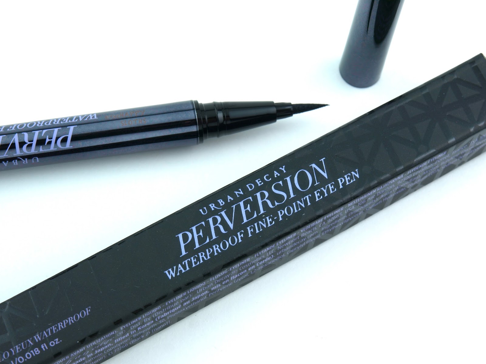 Urban Decay Perversion Waterproof Fine-Point Eye Pen: Review and Swatches | The Happy Sloths: Beauty, Makeup, and Skincare Blog with Reviews Swatches