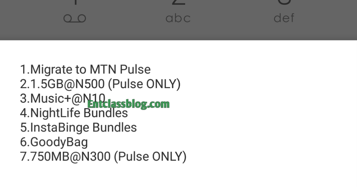How To Activate MTN Pulse 1.5GB For 500 and 750MB For 300 Naira