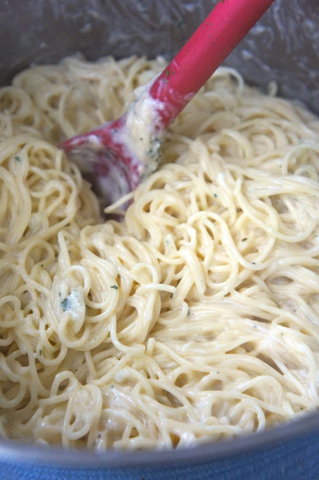 Savory Sweet and Satisfying Garlic Parmesan Noodles