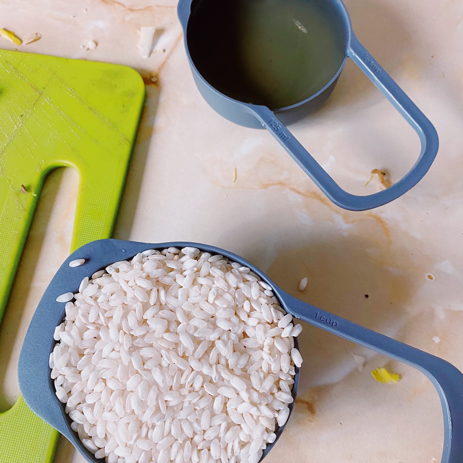 Stella's Wardrobe SPRING VEGETABLE RISOTTO WITH A POACHED EGGS