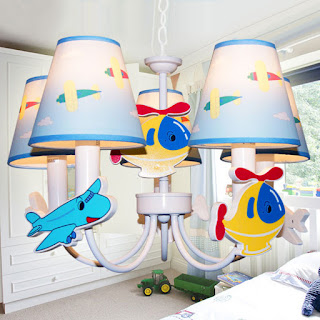 children-fancy-airplane-pattern-home-goods-lamp