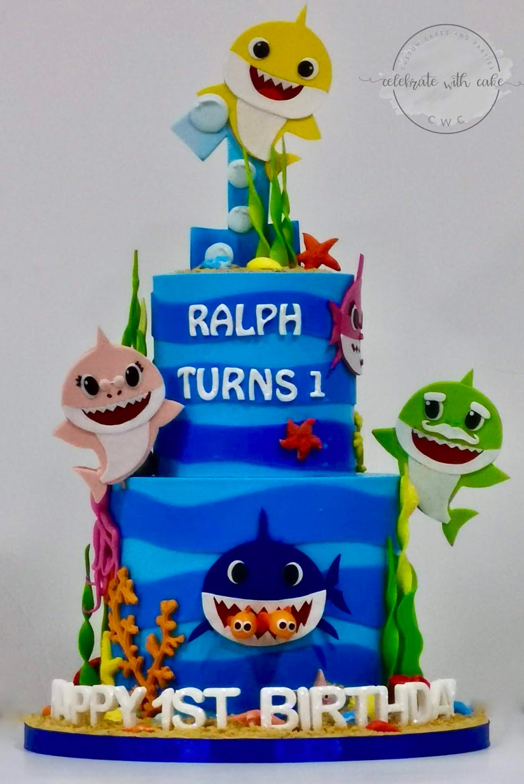Baby Shark 3D Cake