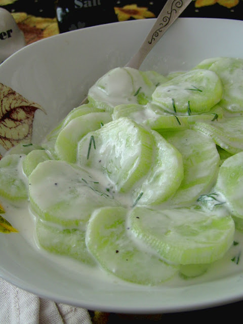 Немецкий огуречный салат (Gurkensalat)