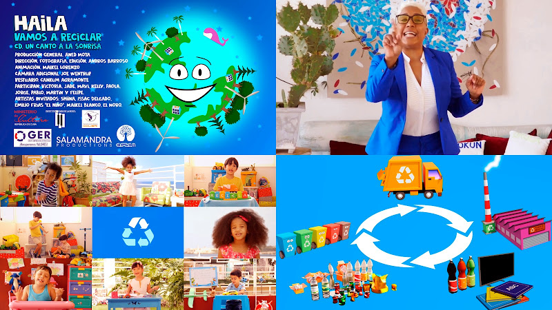 Haila María Mompié - ¨Vamos a reciclar¨ - Videoclip / Dibujo Animado - Director: Andros Barroso. portal Del Vídeo Clip Cubano. Música infantil de Cuba Haila María Mompié - ¨Vamos a reciclar¨ - Videoclip / Dibujo Animado - Director: Andros Barroso. portal Del Vídeo Clip Cubano. Música infantil de Cuba