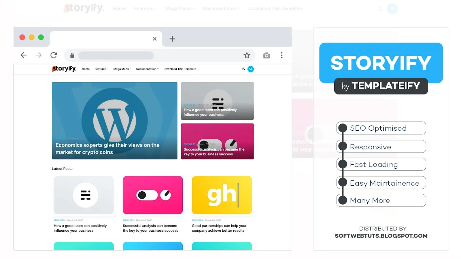 Storify Responsive Blogger Template Storify Responsive Blogger Template
