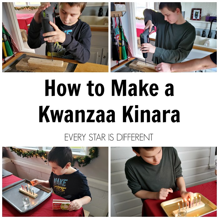 How to Make a Kwanzaa Kinara