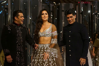 Katirna Kaif with Salman Khan Looking stunning in a Deep neck Cholil    Exclusive Pics 009