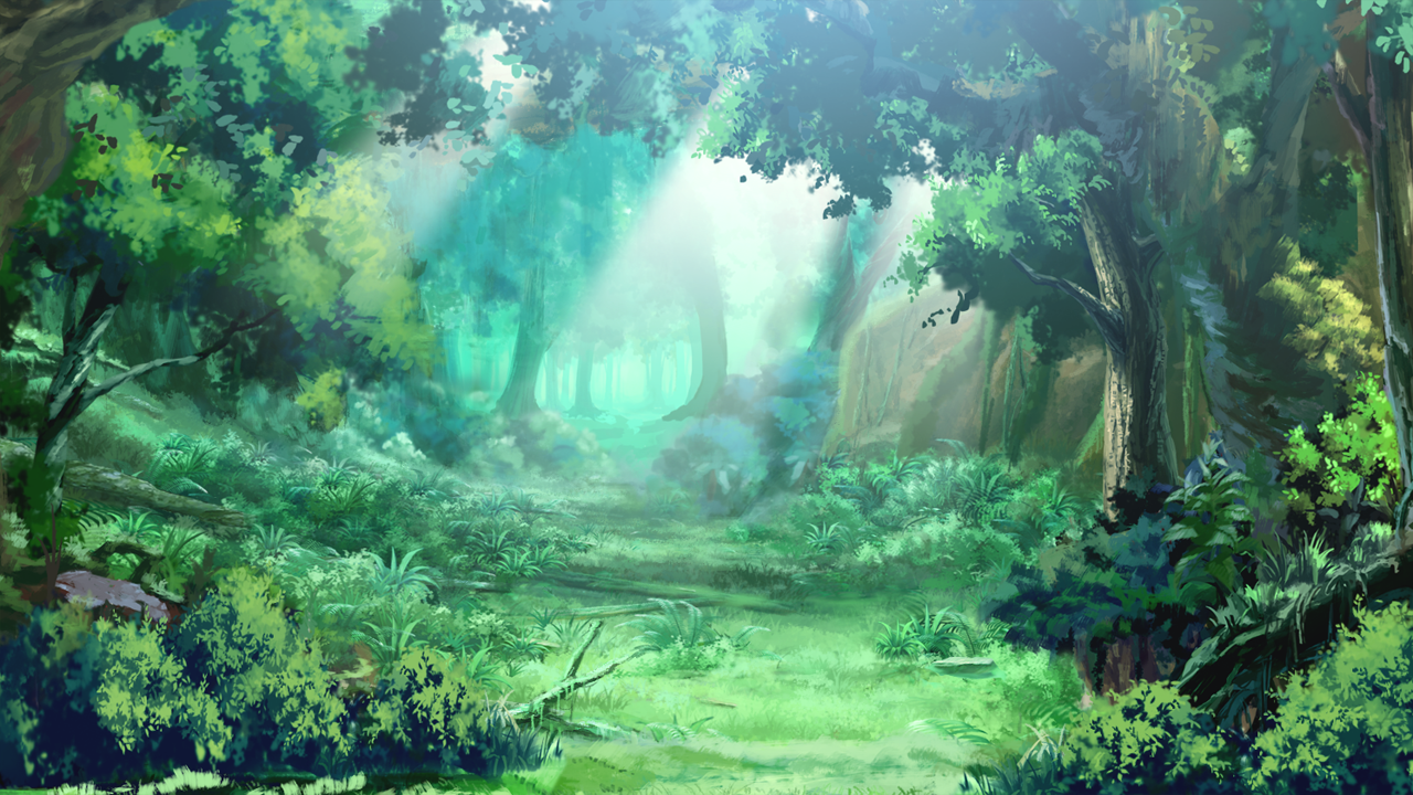Forest bg anime