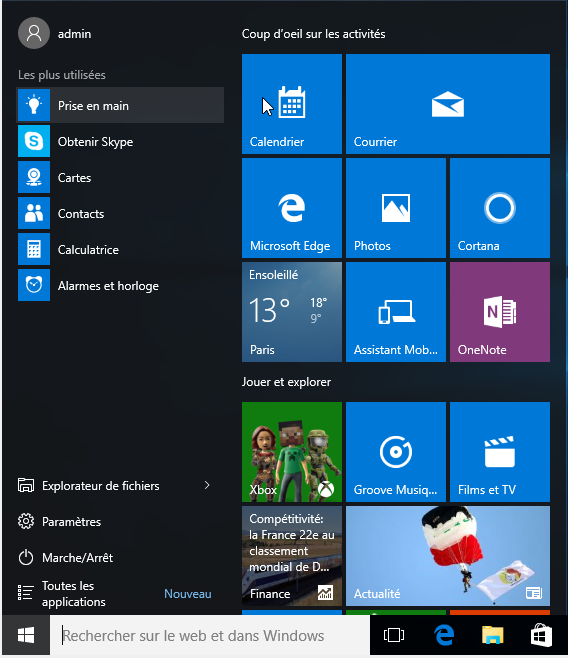 comment mettre une horloge sur le bureau windows 10
