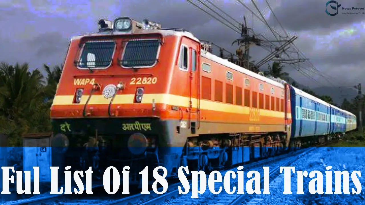 Indian Railways: Railways Extended The Operating Period Of 18 Special Trains, Know Where These Trains Run From