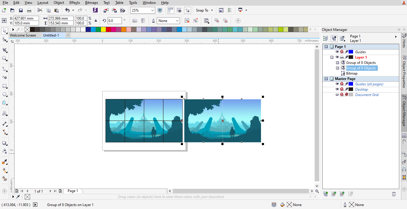 cara memotong gambar di corel cara memotong gambar di corel