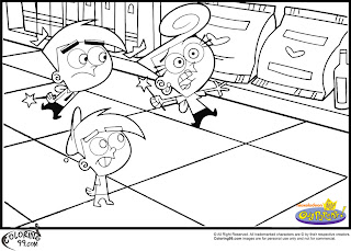 nick fairly odd parents coloring pages