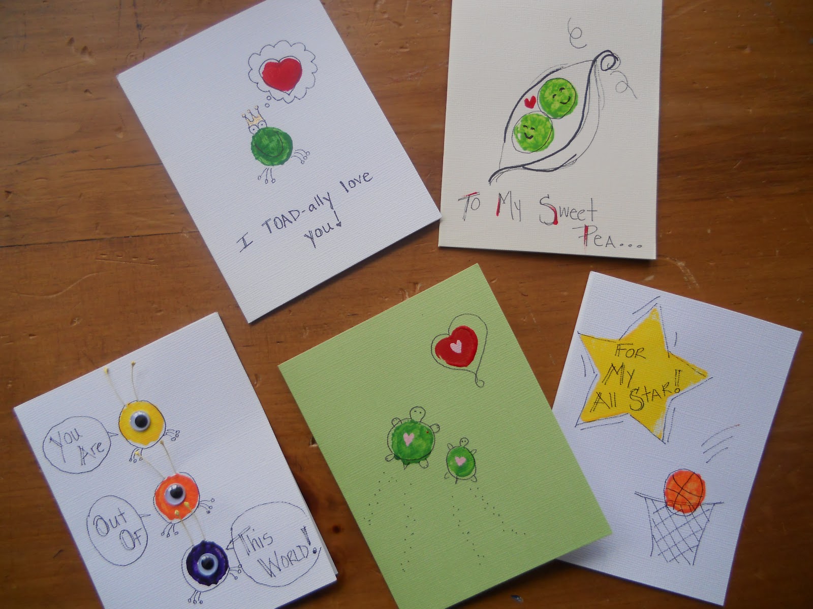 Create Art With Mrs. P!: Easy Valentine's Cards: Stamping with Wine Corks