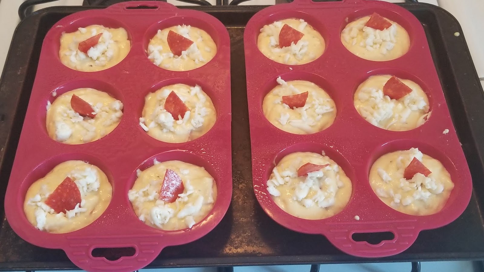 Carrie's Kitchen Creations "NUMERO UNO" Pizza Muffins (KETO Friendly