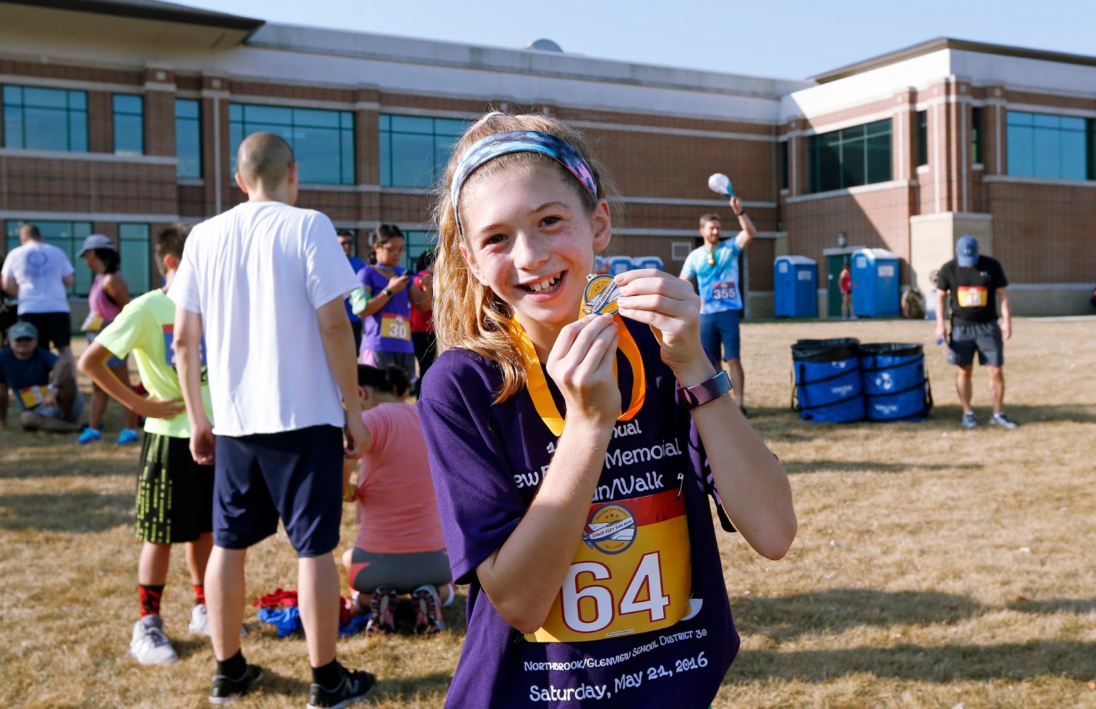 Mark Kodiak Ukena Glenview Park District's Flying Feet Fun Run