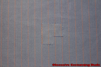 10th Doctor blue suit fabric reweave 10th Doctor blue suit fabric reweave