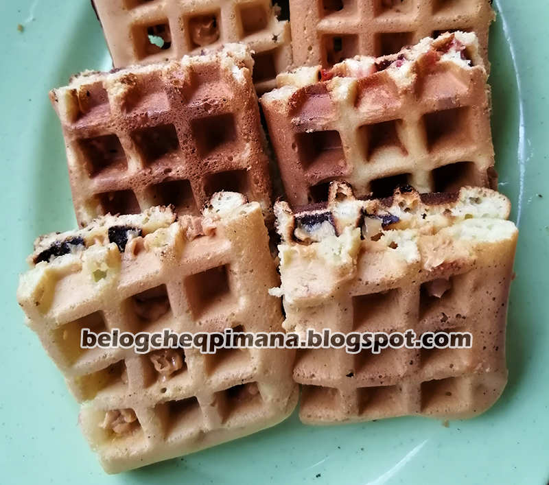 Cheq Pi Mana Pertama Kali Cuba Buat Waffle, dan Hasilnya...