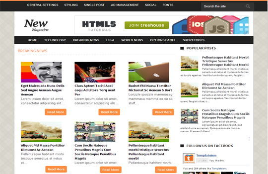 blogger template new magazine fresh blogger templates