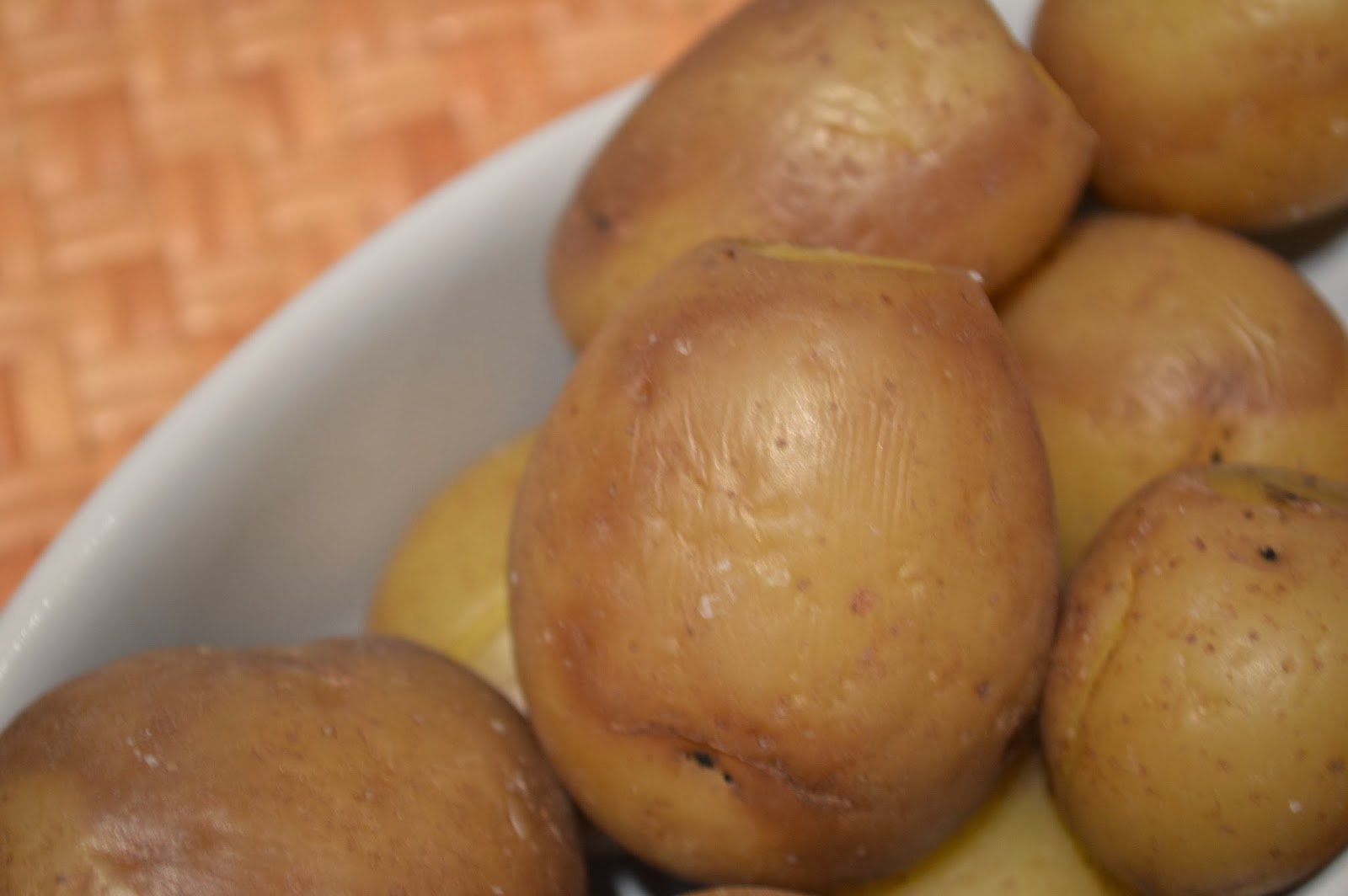 Potatoes drying
